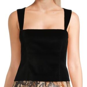 ALICE + OLIVIA Keria Square-Neck Tank Top